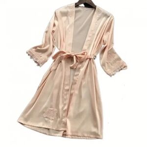 Womens Satin Robe